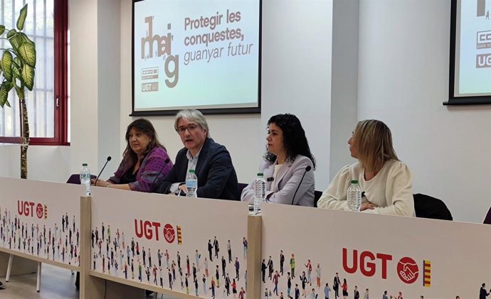 CCOO PV i UGT-PV presenten les accions per l'1 de Maig