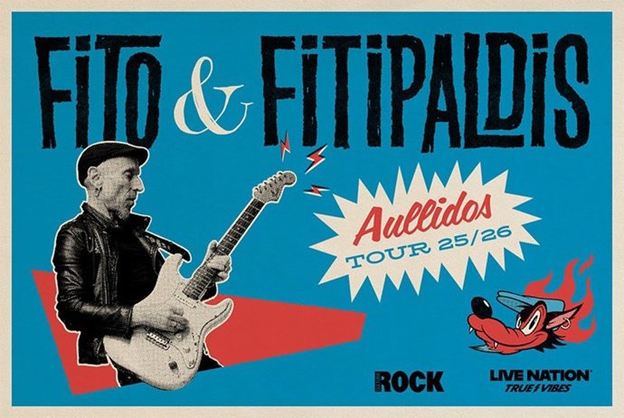 Fito y Fitipaldis vuelve a los escenarios, con conciertos en Granada, Sevilla, Córdoba y Cádiz en 2026.