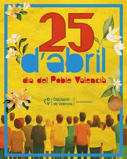 Cartell de la Diputació pel 25 d'Abril