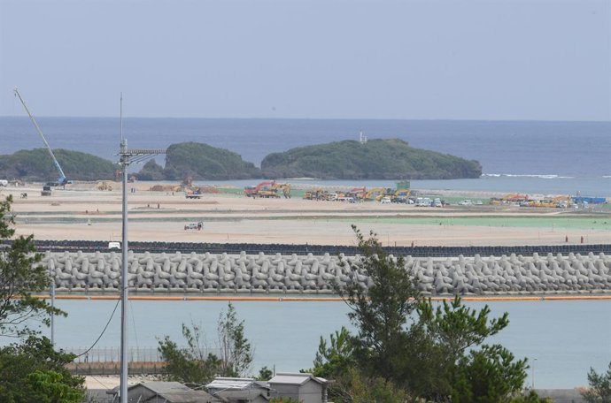 Archivo - Arquivo - Imagem de arquivo da base militar dos EUA em Okinawa.