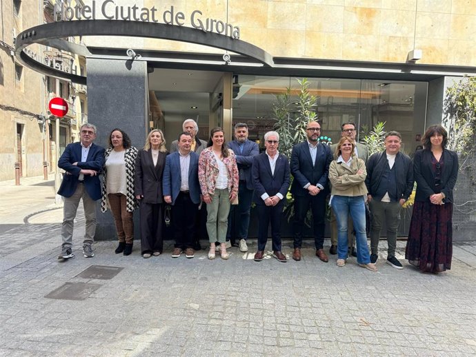 Representantes de las entidades del sector turístico de Girona.