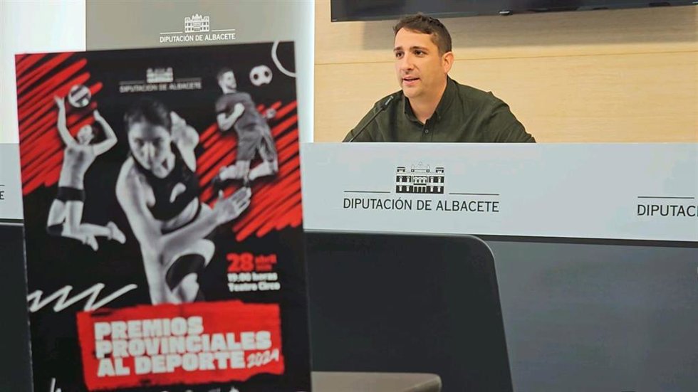 El diputado provincial de Deportes de la Diputación de Albacete, Dani Sancha.