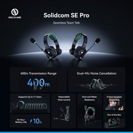 Hollyland Unveils Solidcom SE Pro: Enhanced Wireless Intercom for Diverse Professional Applications