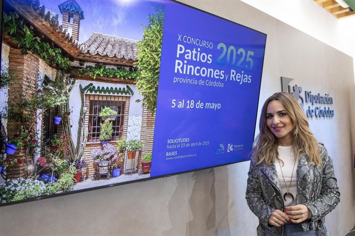 Narci Ruiz, en la presentación del Concurso de Patios de la provincia.