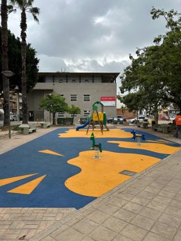 Plaç de la Ribera d'Algemesí, un dels cinc espais públics rehabilitats després de la dana amb finançament del projecte Alcem-se