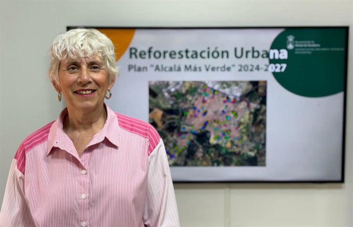 La delegada de Monumento Natural, Medioambiente y Sostenibilidad en el Ayuntamiento de Alcalá, Luisa Campos.