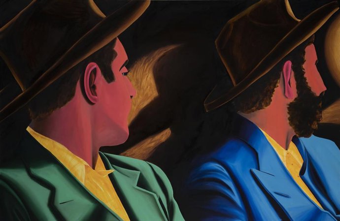 Archivo - La obra de Ana Segovia 'Me duelen los ojos de mirar sin verte'.