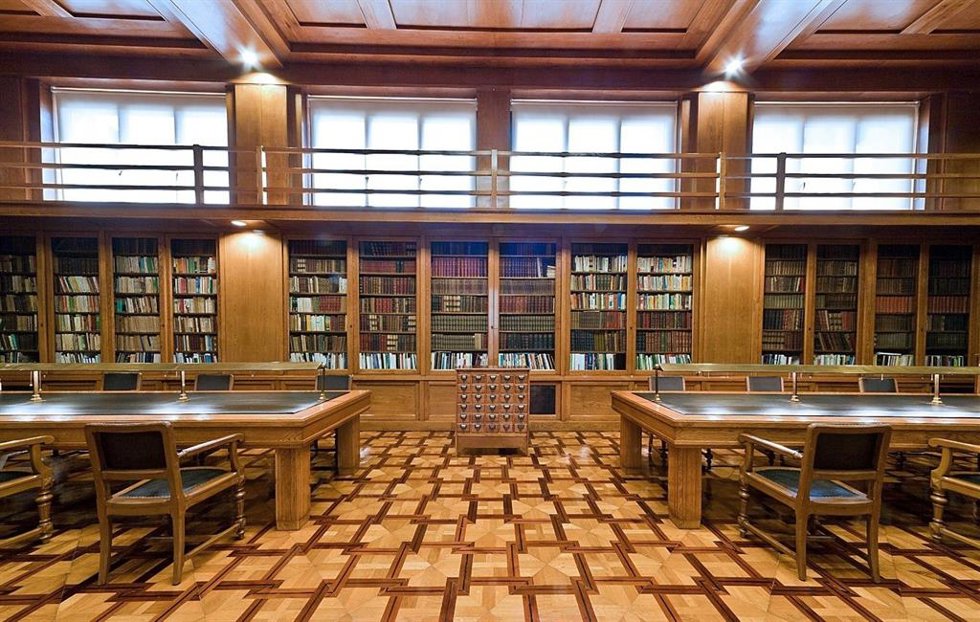 Interior de la sede de Foment del Treball.