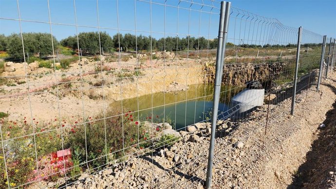 Terrenos para la construcción de la depuradora.