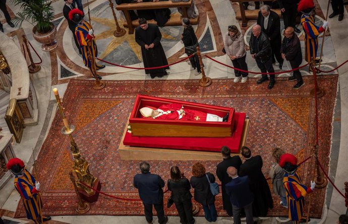 El cuerpo del Papa Francisco