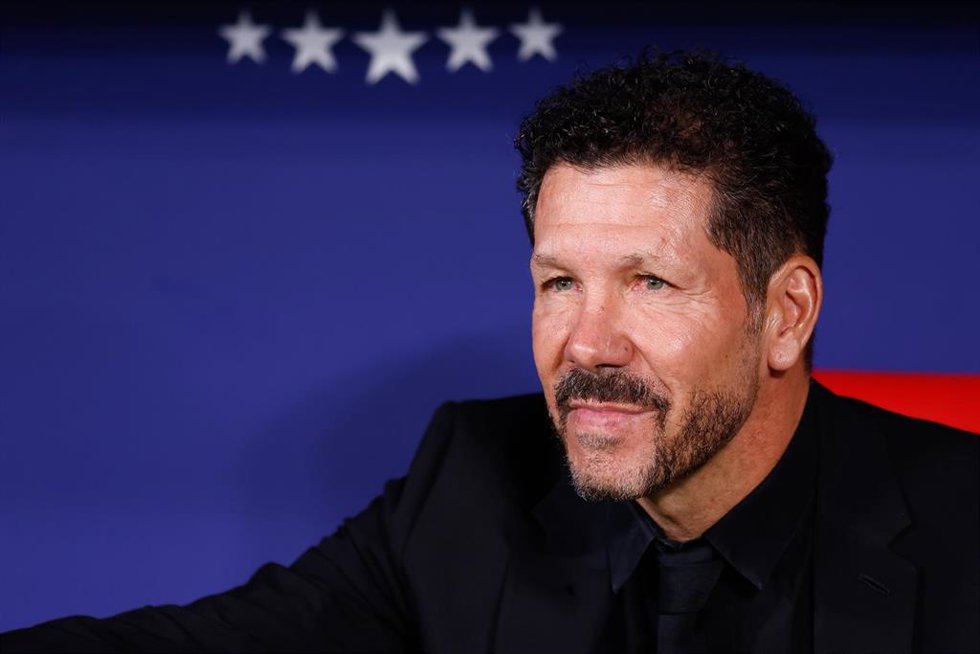 Diego Pablo Simeone, entrenador del Atlético de Madrid.