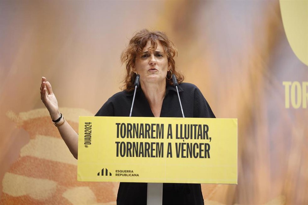 Archivo - La actual presidenta de la Federació de Barcelona de ERC y candidata a la reelección, Eva Baró, en una imagen de archivo.
