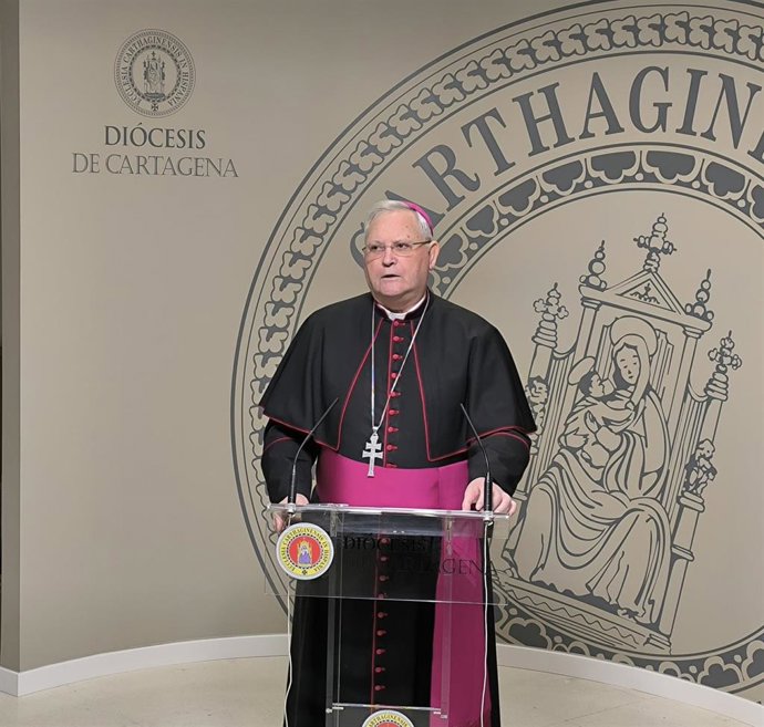 El obispo de la Diócesis de Cartagena, José Manuel Lorca Planes