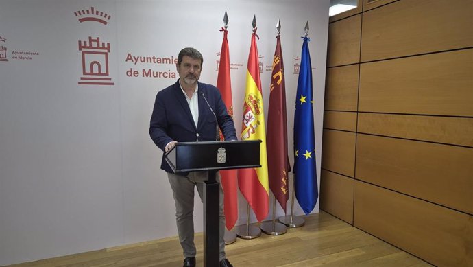 El concejal de Seguridad Ciudadana y Emergencias del Ayuntamiento de Murcia, Fulgencio Perona