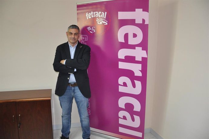 El presidente de Fetracal, Óscar Baños.