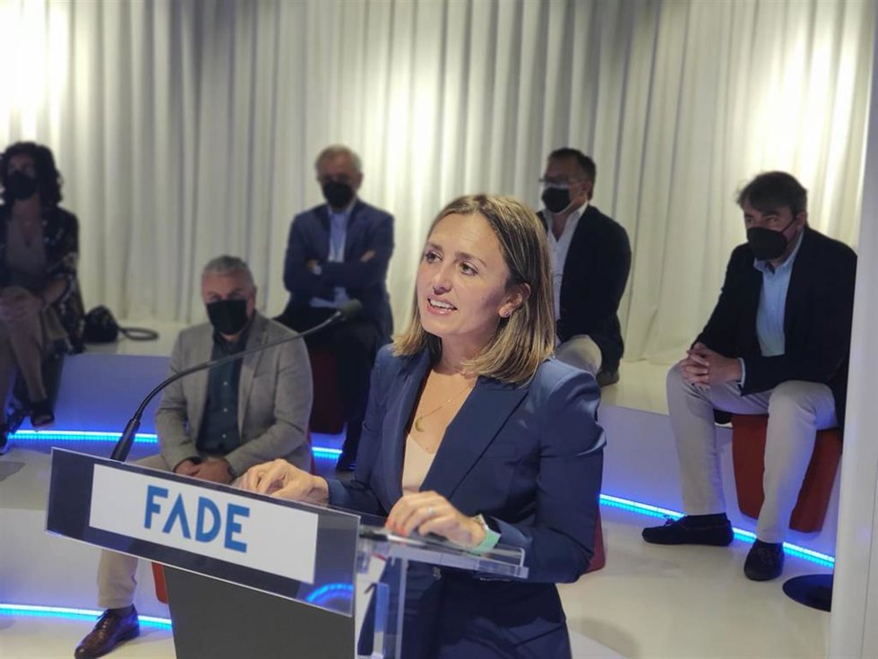 Archivo - La presidenta de FADE, María Calvo.