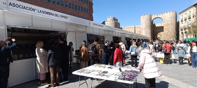 Feria del líbro en Ávila.