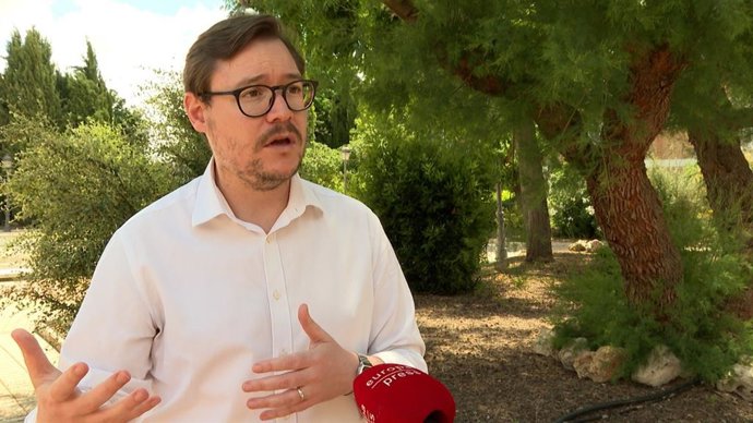 Archivo - Pedro Mellado, coordinador general de IU en Castilla-La Mancha.