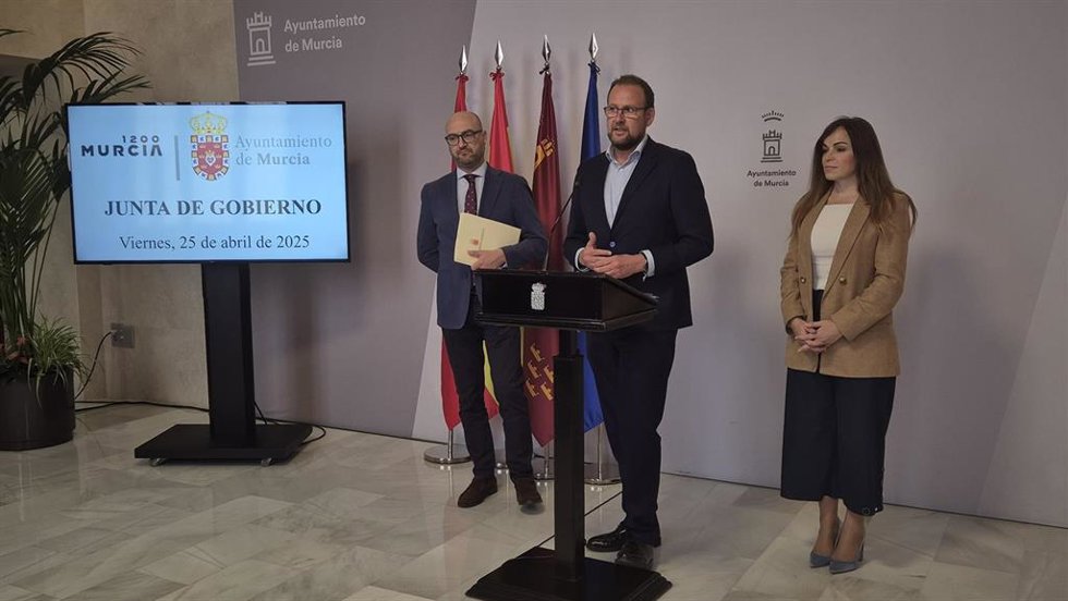 El concejal de Desarrollo Urbano y Ciudad Inteligente, José Guillén, en una rueda de prensa tras la reunión de la Junta de Gobierno