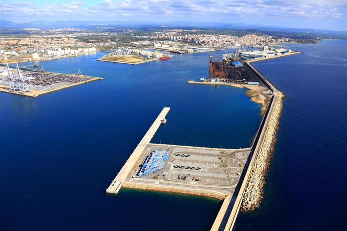 Vista aérea del Port de Tarragona.