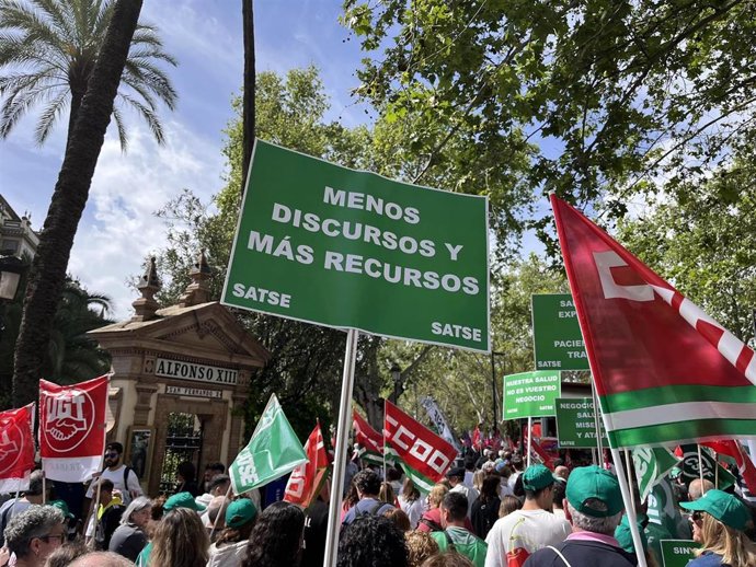 Protesta de Satse Andalucía.