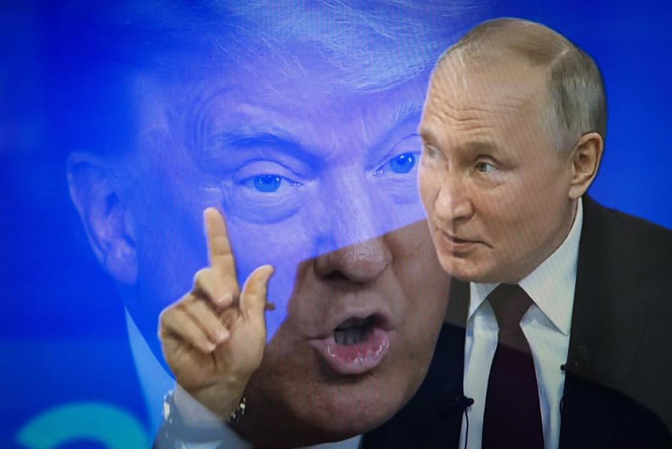 Archivo - Donald Trump y Vladimir Putin 