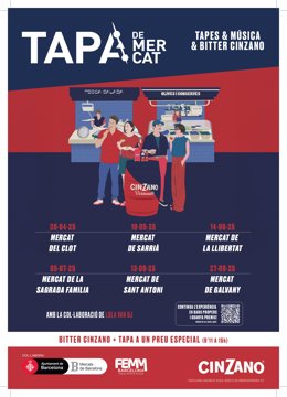 Tapa del Mercat 2025: El sabor de los mercados vuelve con Bitter Cinzano