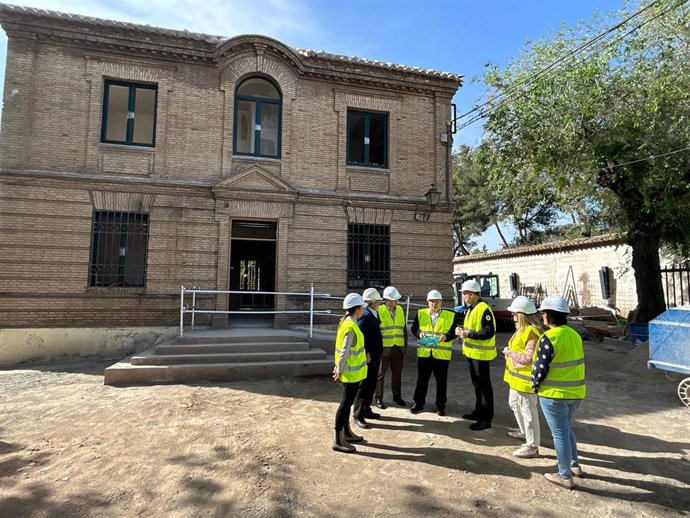 Visita a las obras de la nueva sede administrativa del Consorcio de Bomberos de Granada.