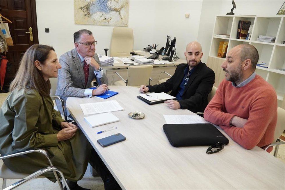 Encuentro con los representantes de UNWRA-España --la Agencia de Naciones Unidas para la población refugiada de Palestina en Oriente Próximo--