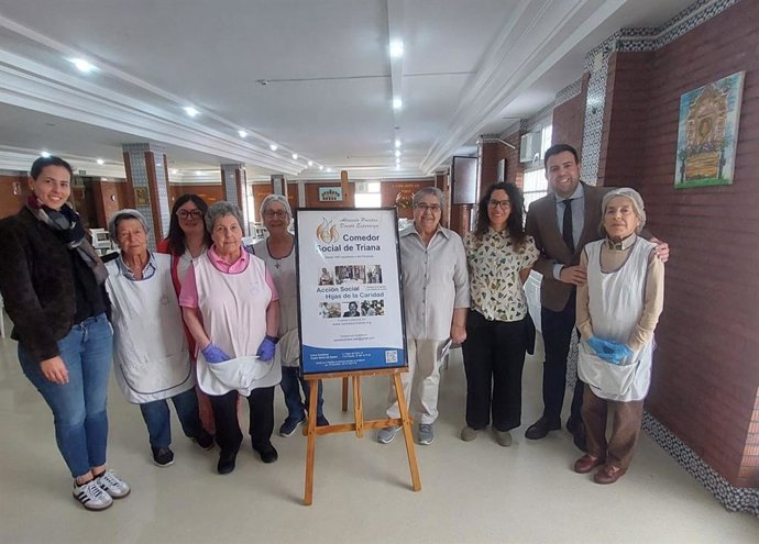 Visita al comedor social de las Hijas de la Caridad.