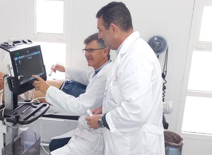 Realización de una ecografía en Atención Primaria.