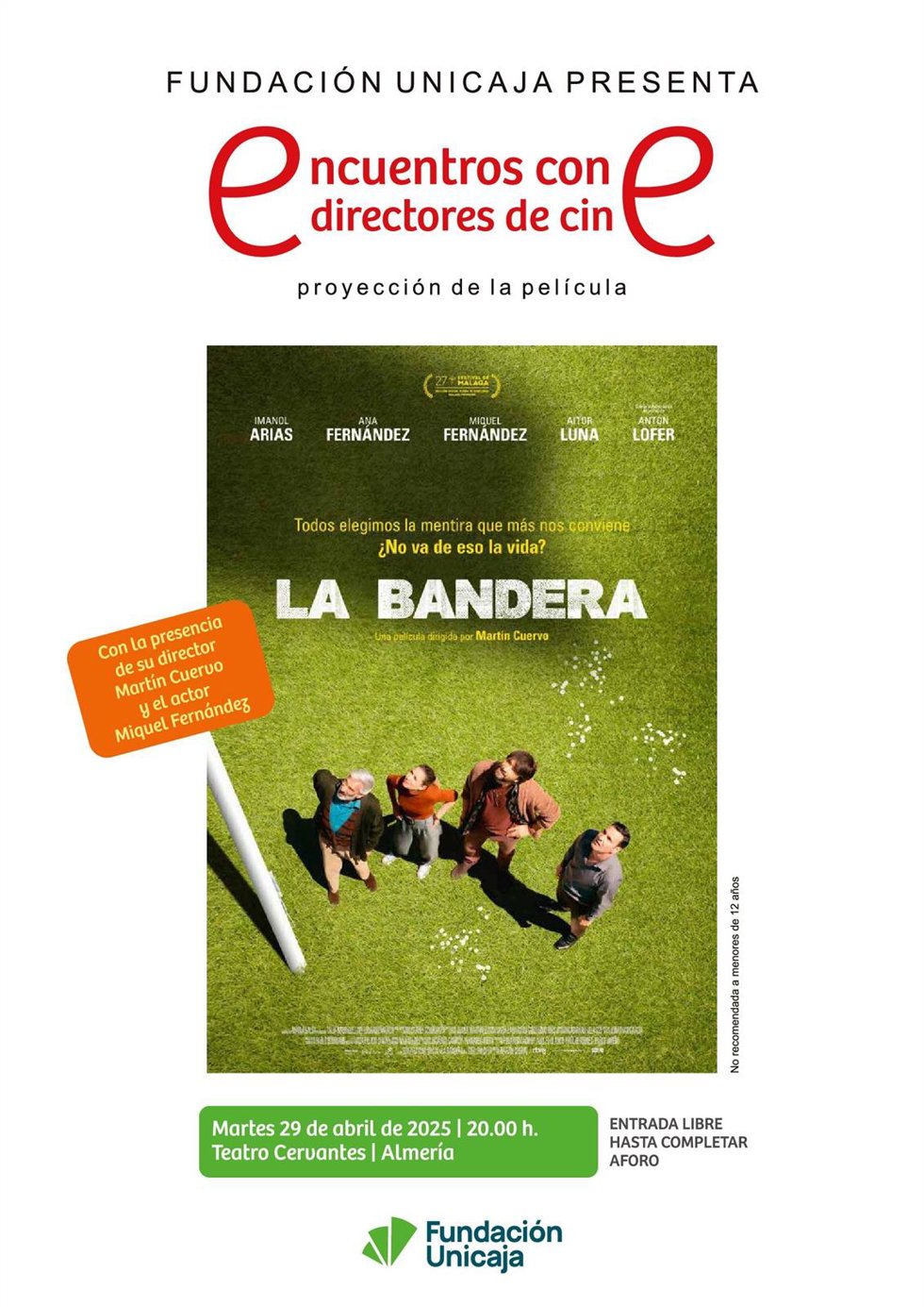Cartel de la película 'La bandera'.