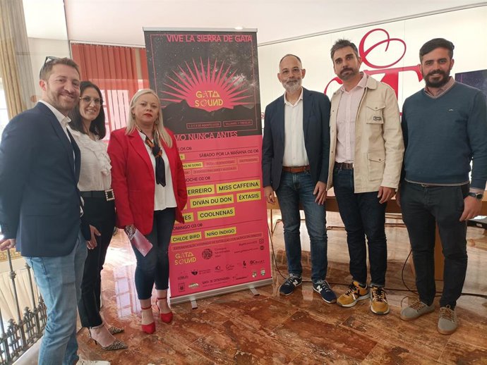 Presentación del festival de música indie Gata Sound, que se celebra del 1 al 3 de agosto en la Sierra de Gata