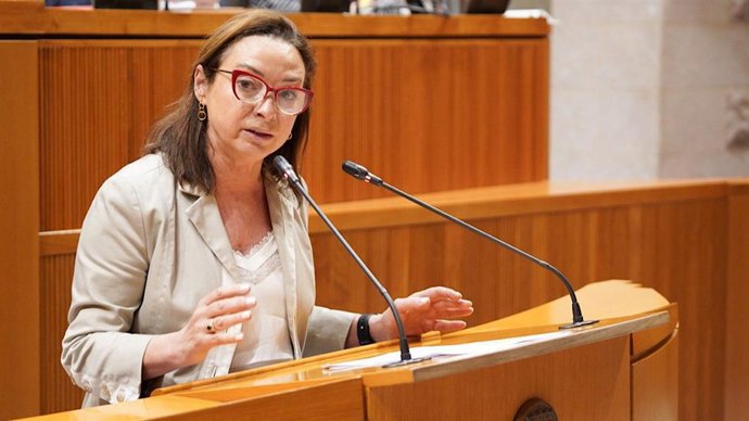 La diputada de Vox en las Cortes de Aragón Carmen Rouco.