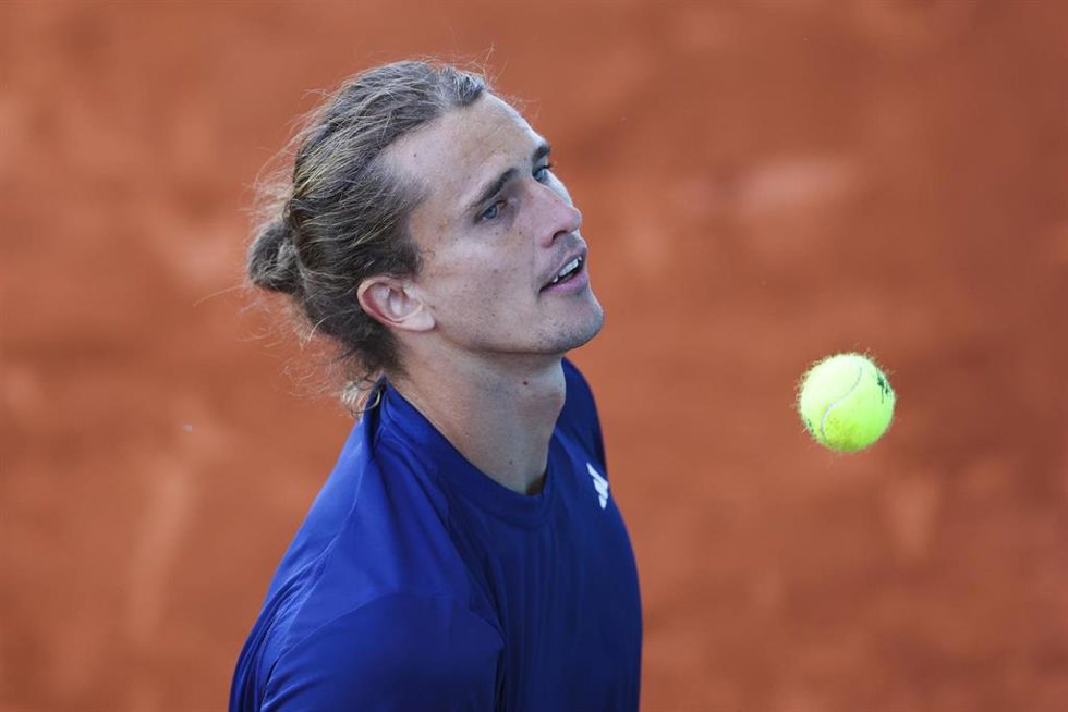 El tenista alemán Alexander Zverev