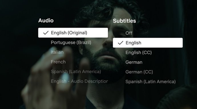 Opções de legenda na Netflix