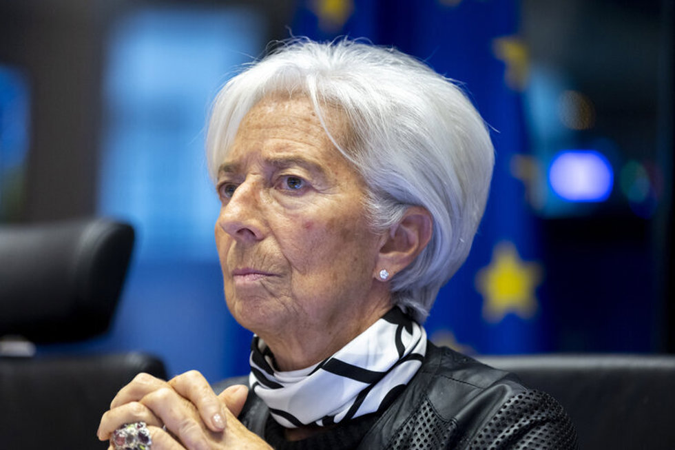Presidenta del BCE Christine Lagarde