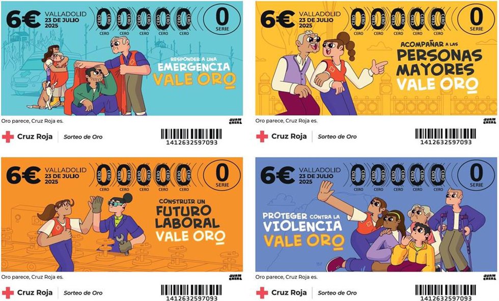 Cruz Roja repartirá este verano más de 11.700 premios y siete millones de euros en una nueva edición del Sorteo de Oro