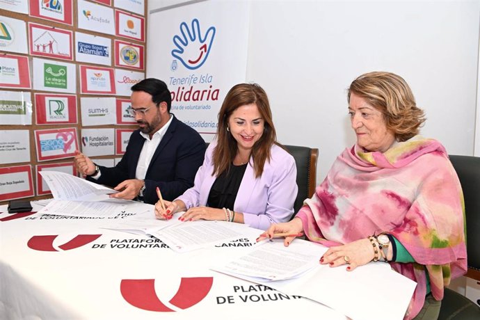 El Cabildo de Tenerife renueva colaboración con la Federación Plataforma de Entidades de Voluntariado de Canarias
