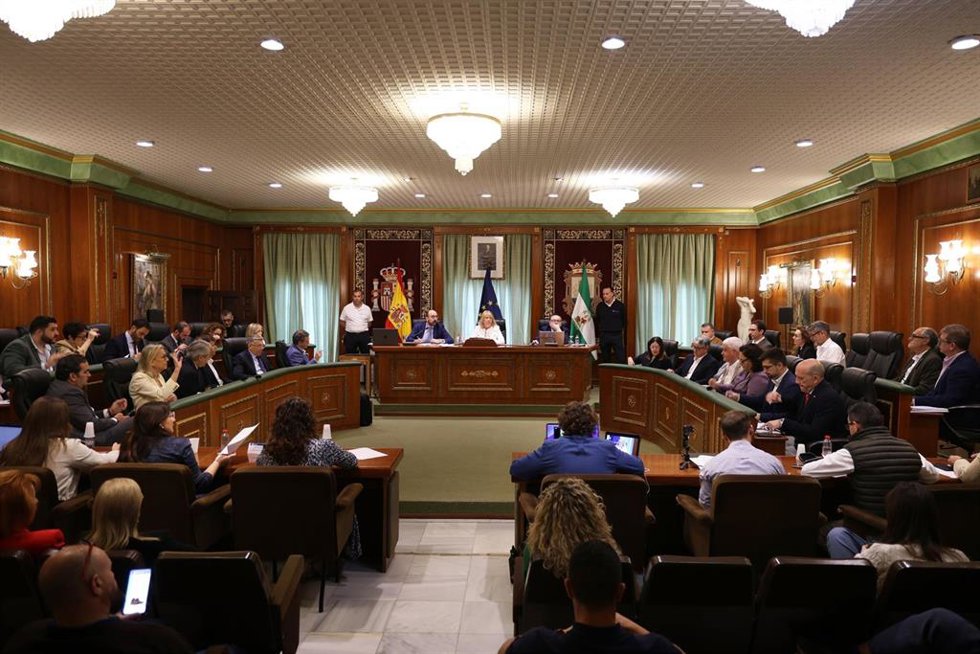 Pleno en el Ayuntamiento de Marbella.