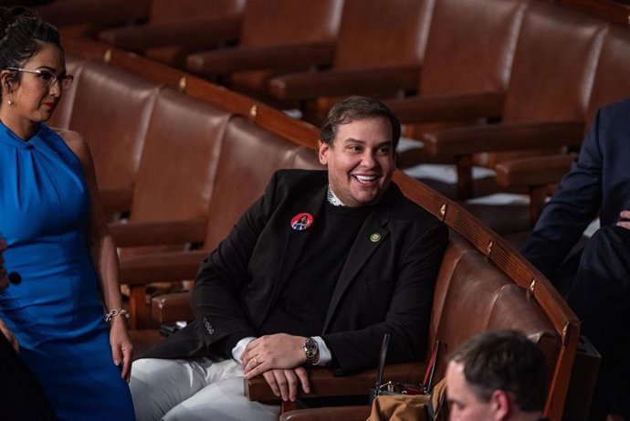 Archivo - El excongresista de Estados Unidos George Santos