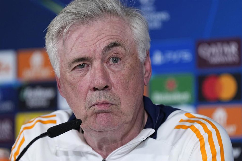Carlo Ancelotti, entrenador del Real Madrid.