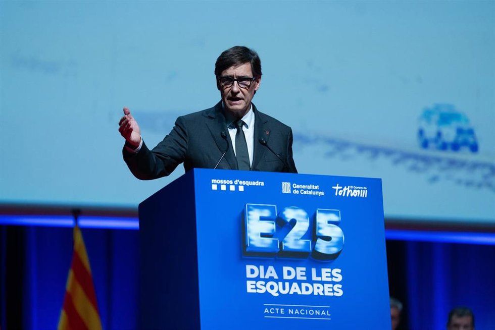El presidente de la Generalitat de Cataluña, Salvador Illa