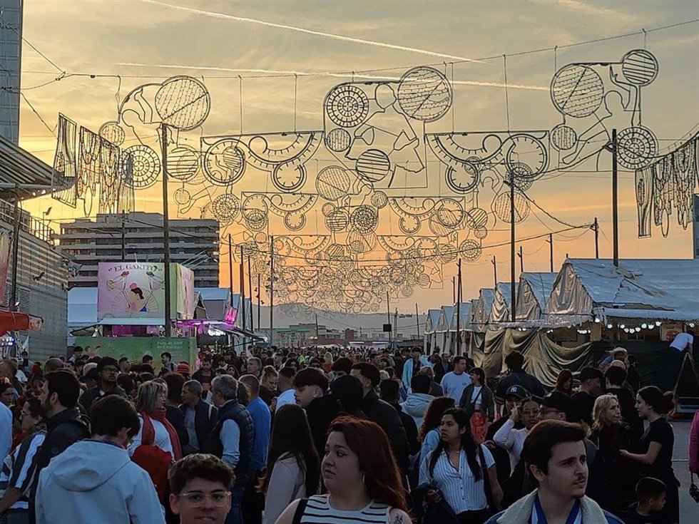 La Feria de Abril de Catalunya en una imagen de archivo