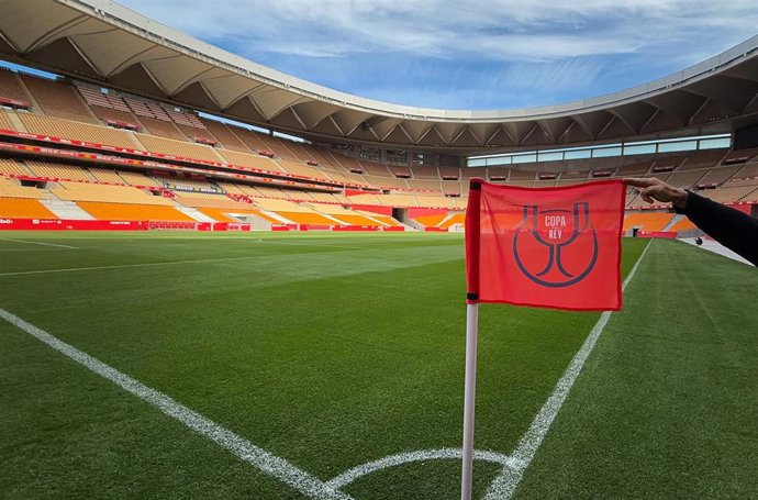 Detalle del Estadio de la Cartuja tras la finalización de las obras