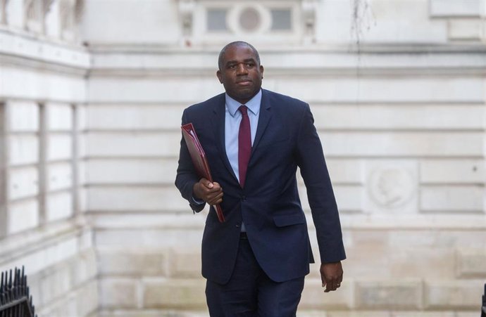 Archivo -  El ministro de Exteriores de Reino Unido, David Lammy.