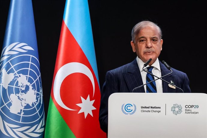 Archivo - Shehbaz Sharif, primer ministro de Pakistán 