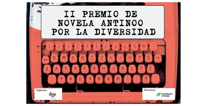 Cartel II Premio de Novela Antinoo por la Diversidad.