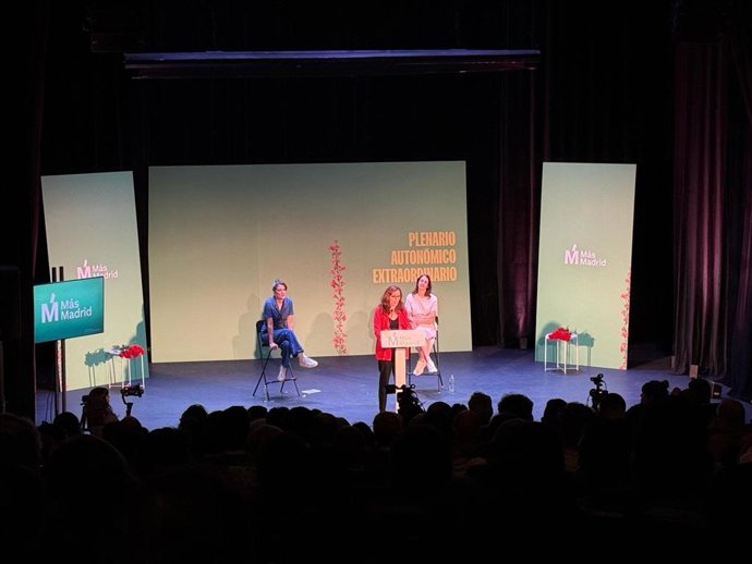 Más Madrid celebra su plenario autonómico extraordinario.