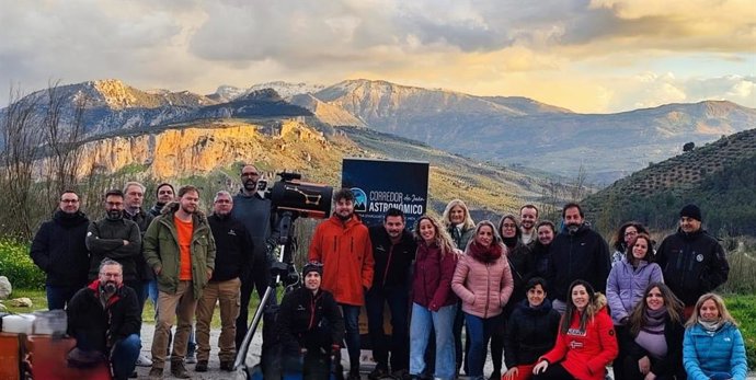 Primeros guías del Corredor Astronómico de Jaén